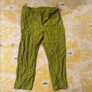 Zara Women’s Vibrant Green Chinos